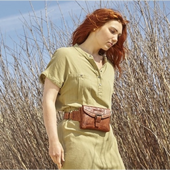 Spikes & Sparrow Handbags - Spikes & Sparrow Leather Belt Bag – Brandy